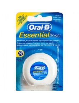 Oral-B Essential Floss Οδοντικό Νήμα Ακήρωτο 50m