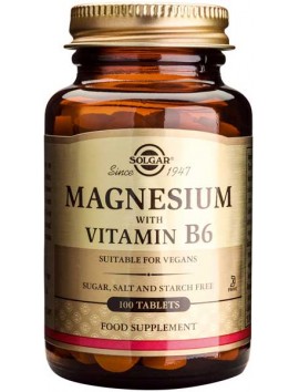 Solgar Magnesium with Vitamin B6 - 100tabs