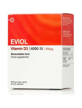 Eviol Vitamin D3 4000 (100μg) - 60caps