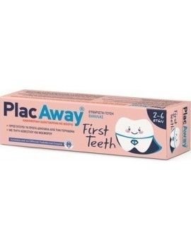 Plac Away First Teeth Οδοντόκρεμα 2-6 50ml