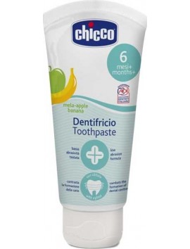 Chicco Dentifricio Toothpaste 6m+ Οδοντόκρεμα (Μήλο-Μπανάνα) - 50ml