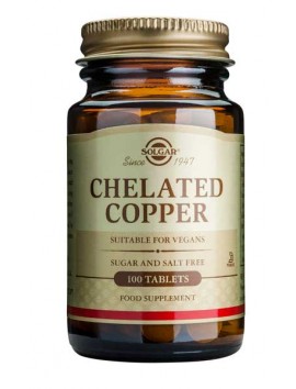 Solgar Chelated Copper 2,5mg - 100tabs