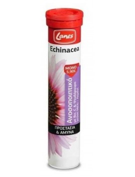 Lanes Echinacea με Vitamin C & Ψευδάργυρο Μέλι Λεμόνι - 20eff.tabs