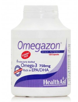 Health Aid Omegazon High Potency Omega-3 Ιχθυέλαιο 750mg - 120caps