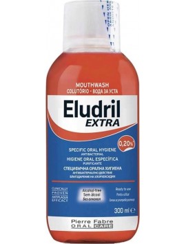 Eludril Extra 0.20% Στοματικό Διάλυμα κατά της Πλάκας και της Κακοσμίας - 300ml