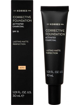 Korres Activated Charcoal Corrective Mousse Make Up SPF15 ACF2 - 30ml