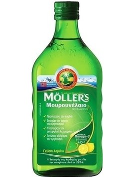 Moller's Μουρουνέλαιο με Γεύση Λεμόνι 250ml