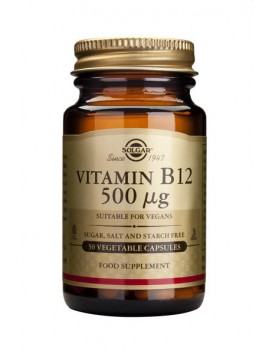 Solgar Vitamin B-12 500μg - 50veg.caps
